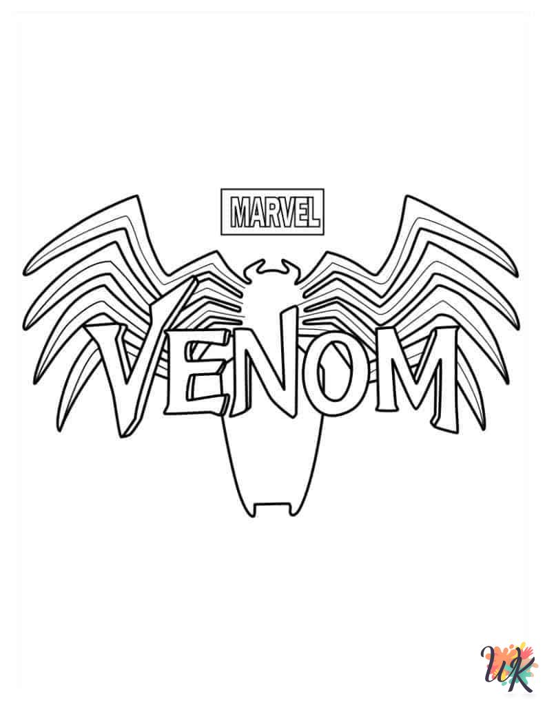 vintage Venom coloring pages