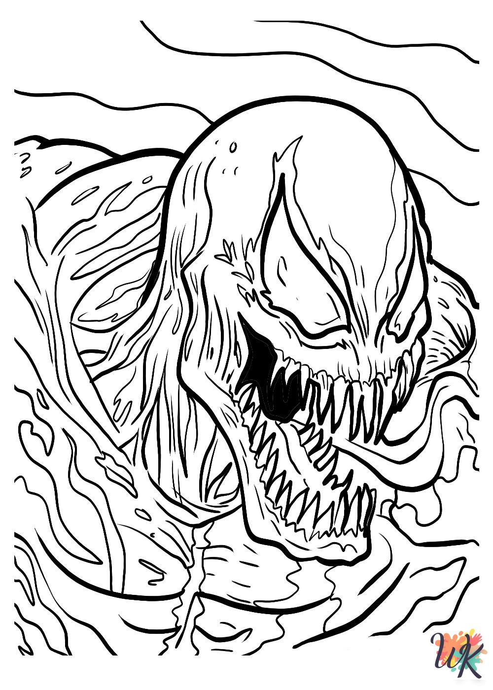 coloring pages for kids Venom