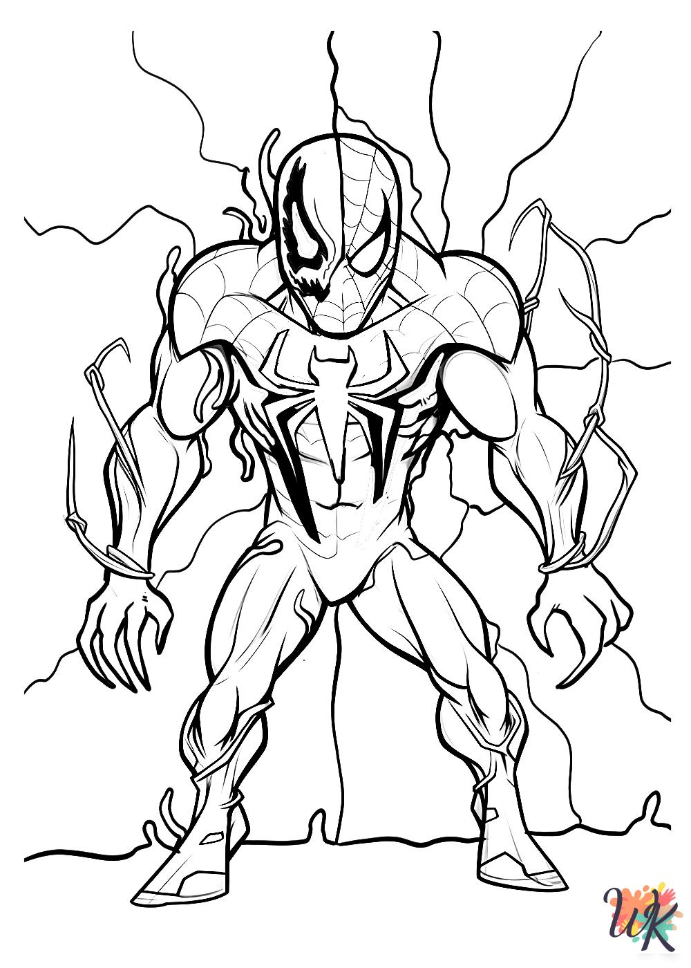 free printable Venom coloring pages 2