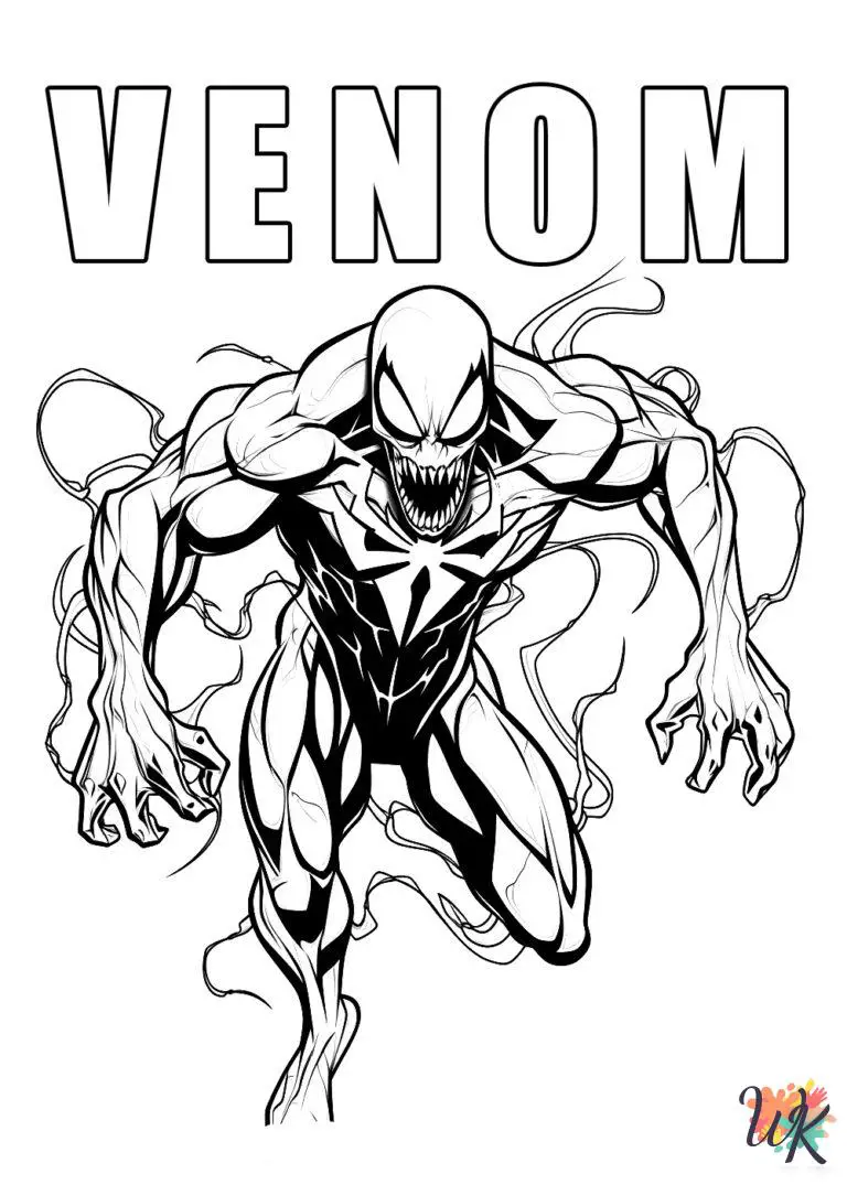35 Venom Coloring Pages - Unleash Your Creative Side
