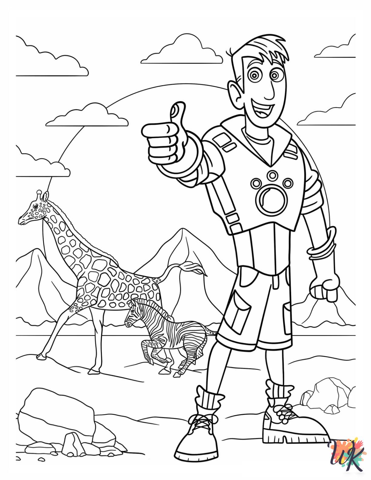 grinch Wild Kratts coloring pages