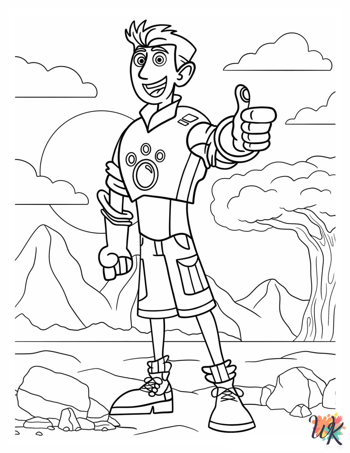 printable coloring pages Wild Kratts