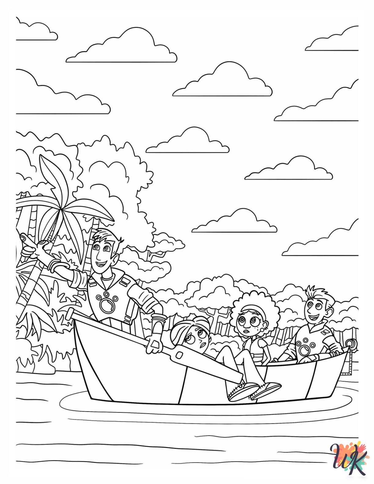 free printable coloring pages Wild Kratts