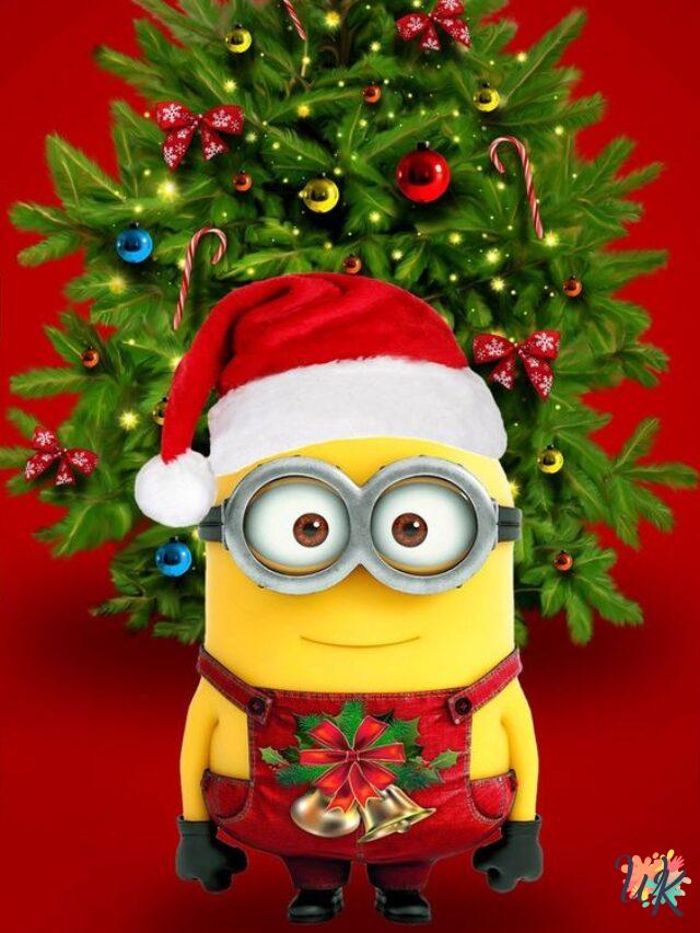 How to Draw Minion Christmas Coloring Pages for Kids