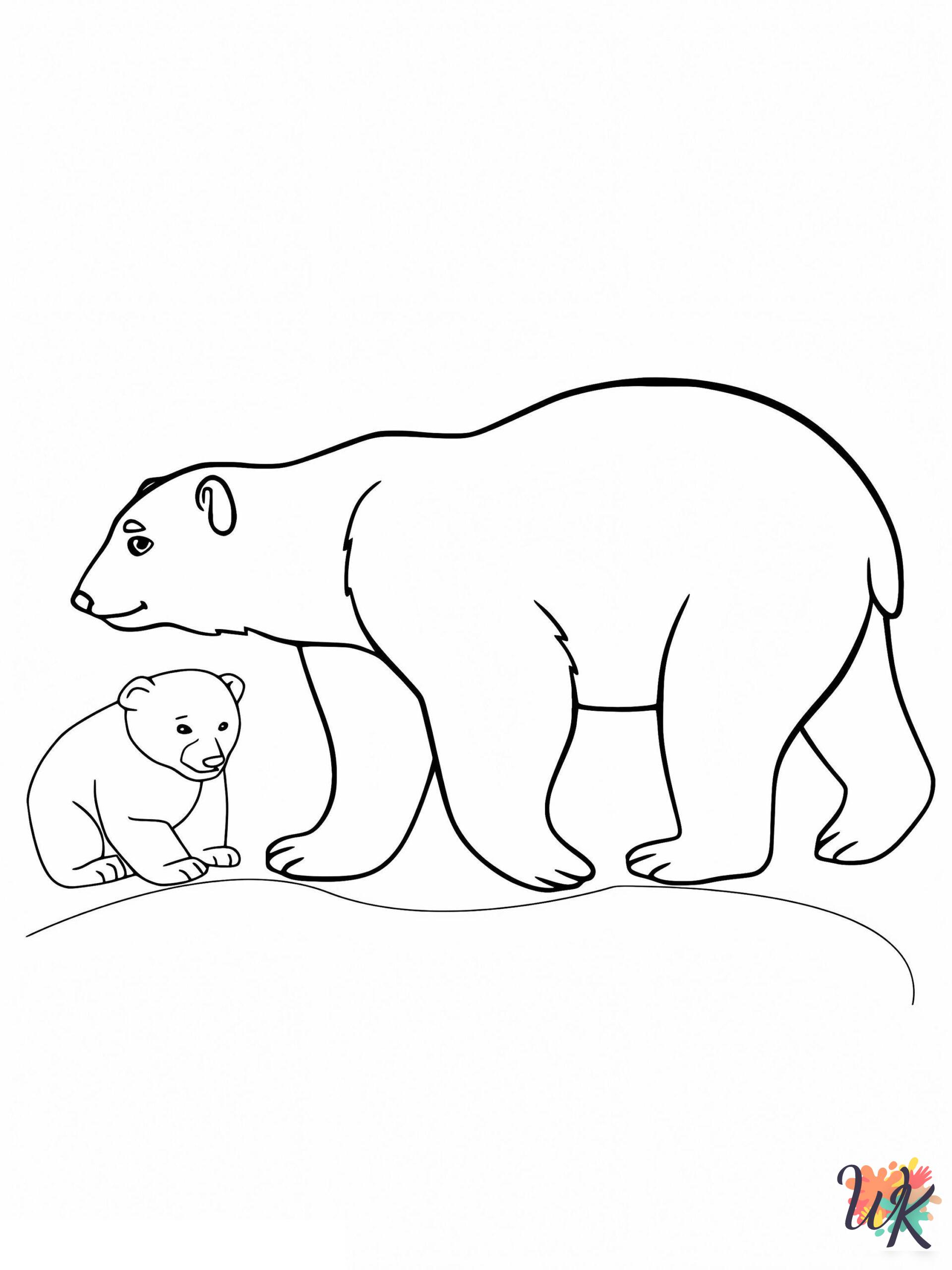 free Arctic Animals coloring pages pdf