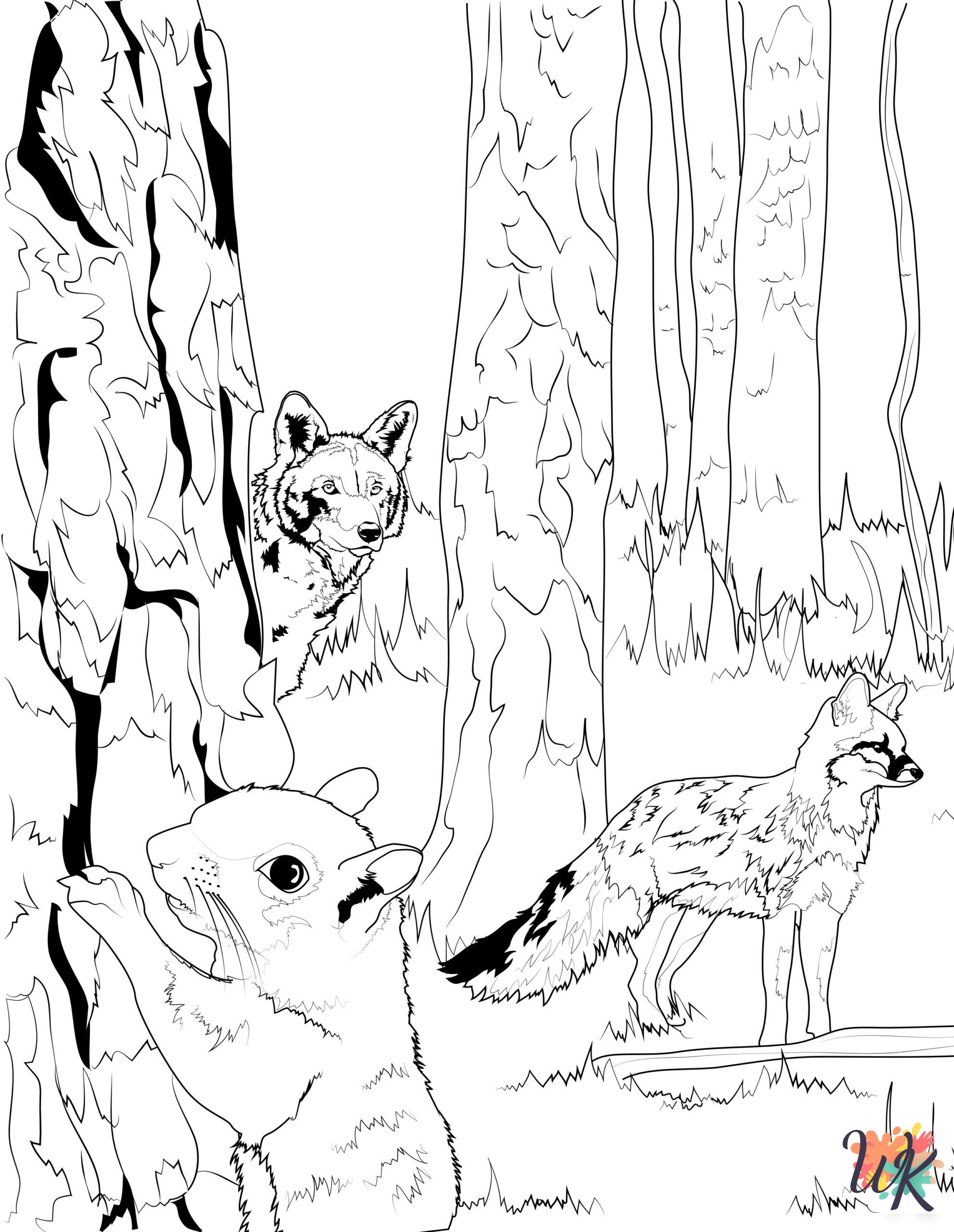 coloring pages for kids Arctic Animals