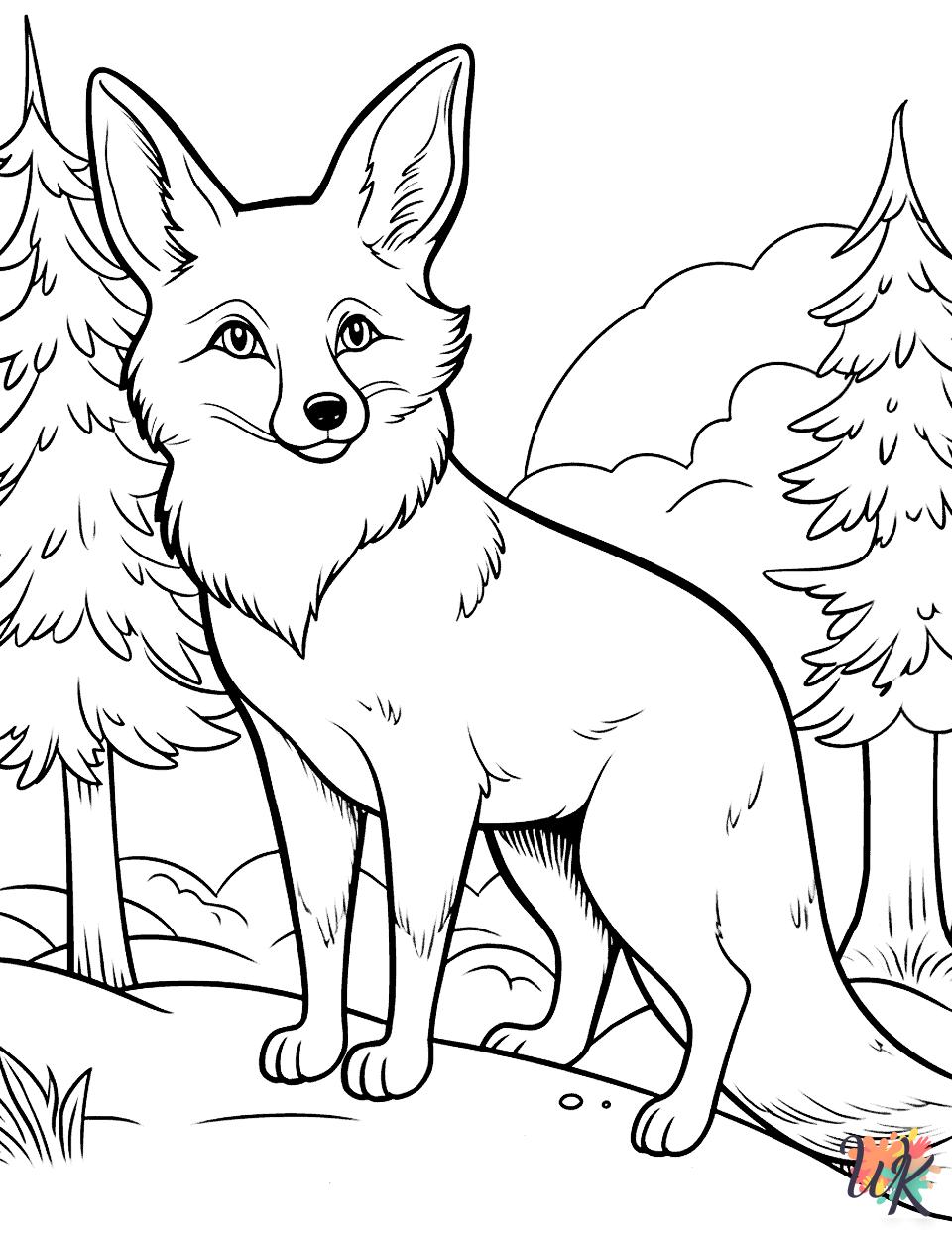 Arctic Animals coloring book pages