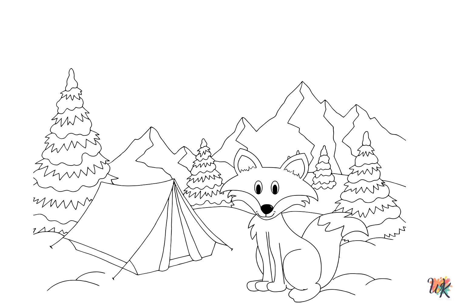 Arctic Animals ornament coloring pages