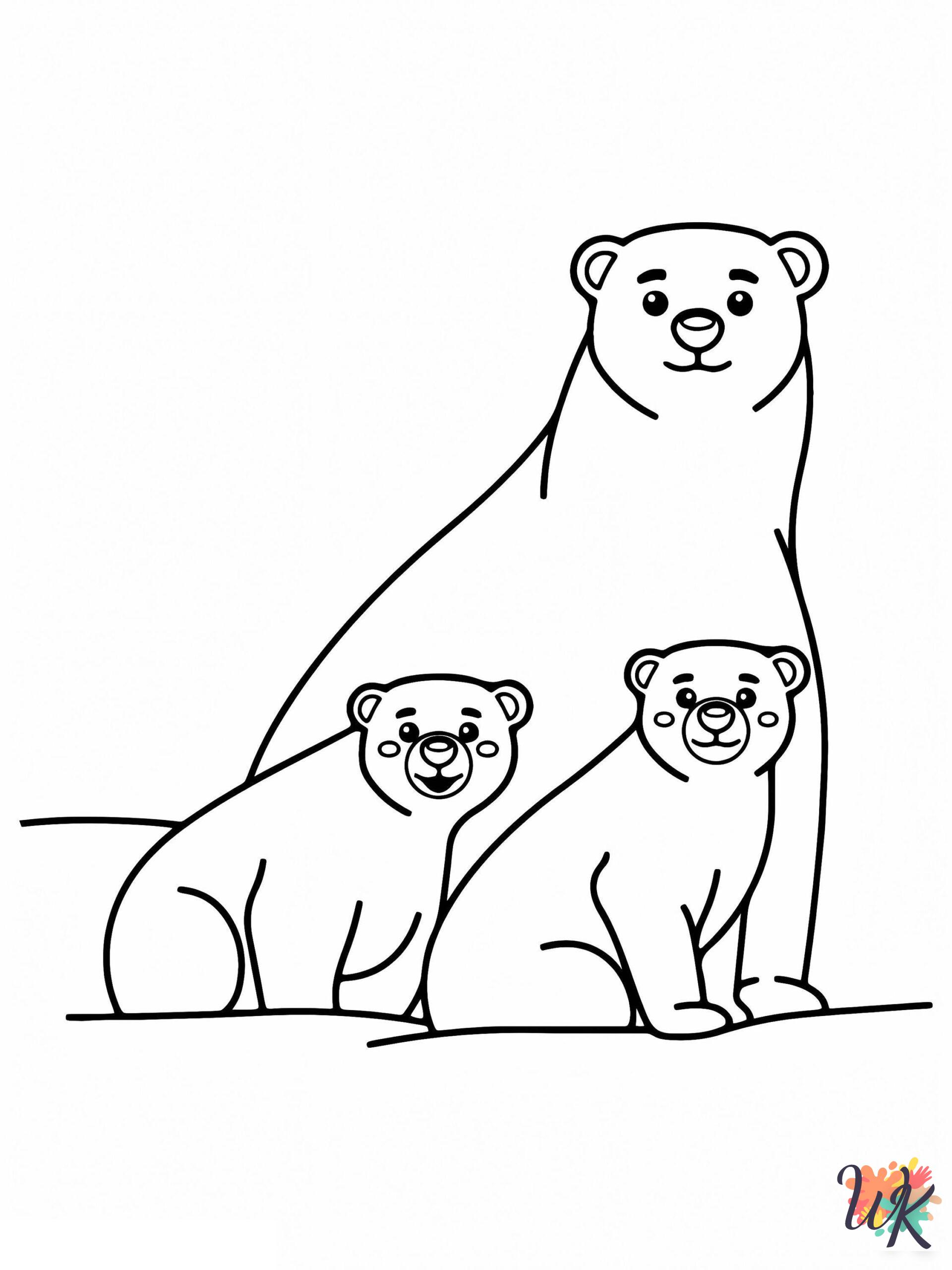 free Arctic Animals coloring pages for kids