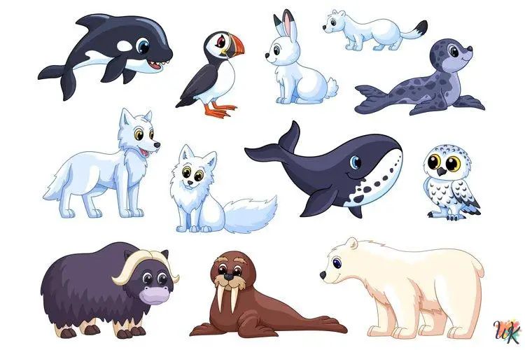 Arctic Animals Coloring Pages 1 Arctic Animals Coloring Pages