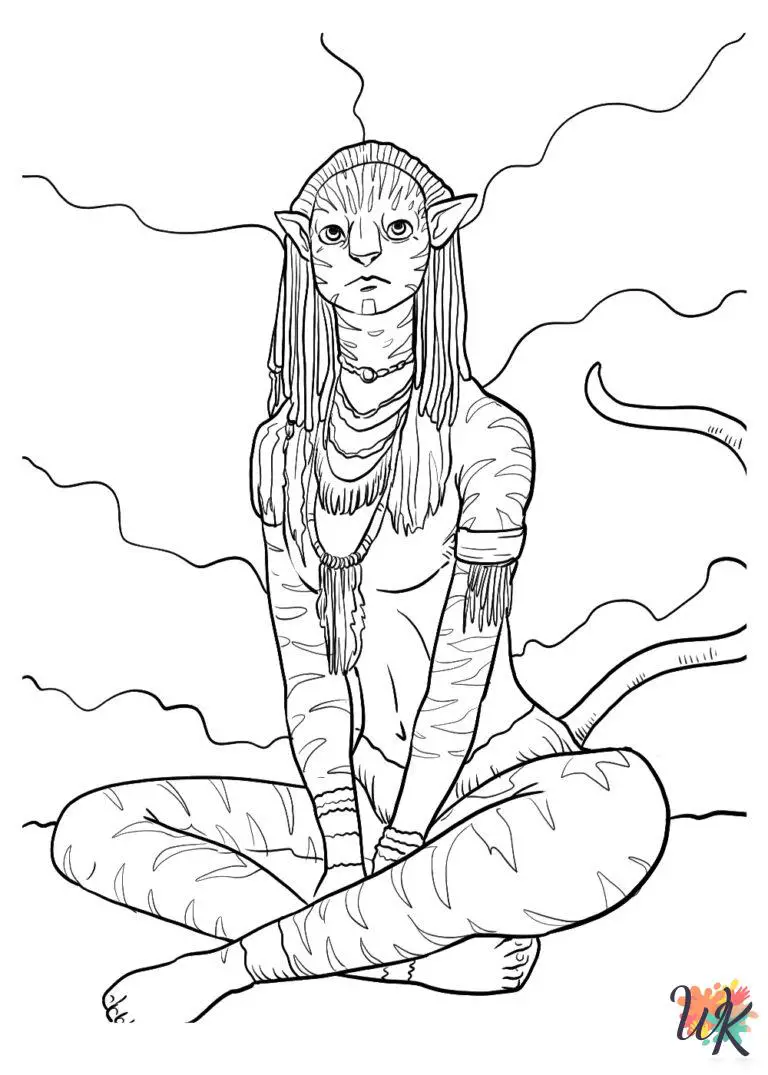 15 Avatar Coloring Pages For Kids - Fun And Creative For Kids