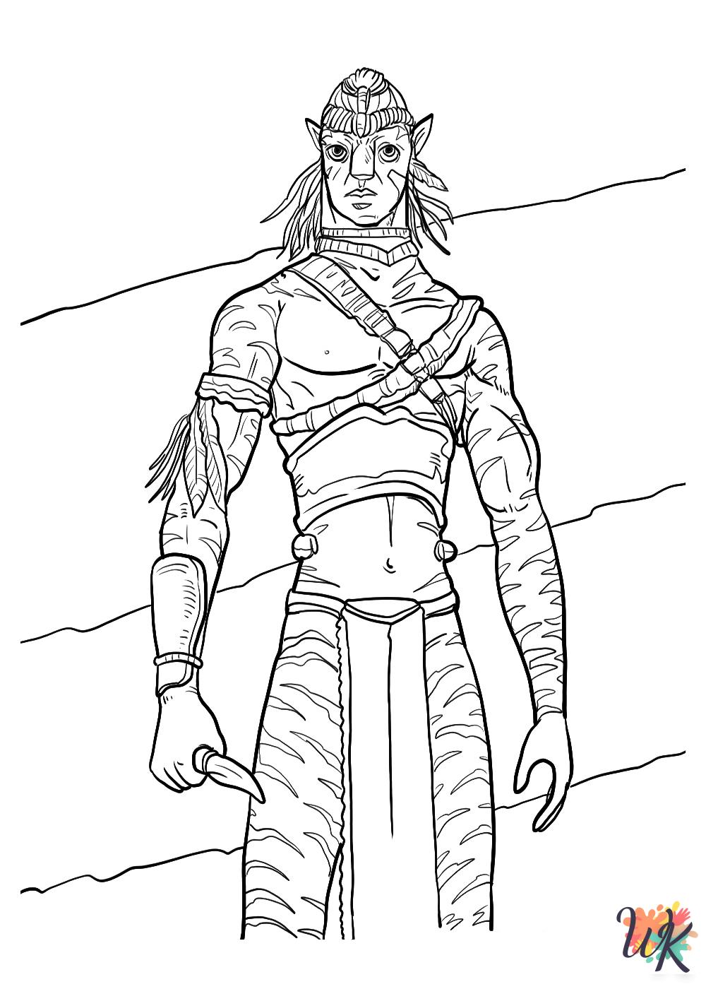 old-fashioned Avatar coloring pages