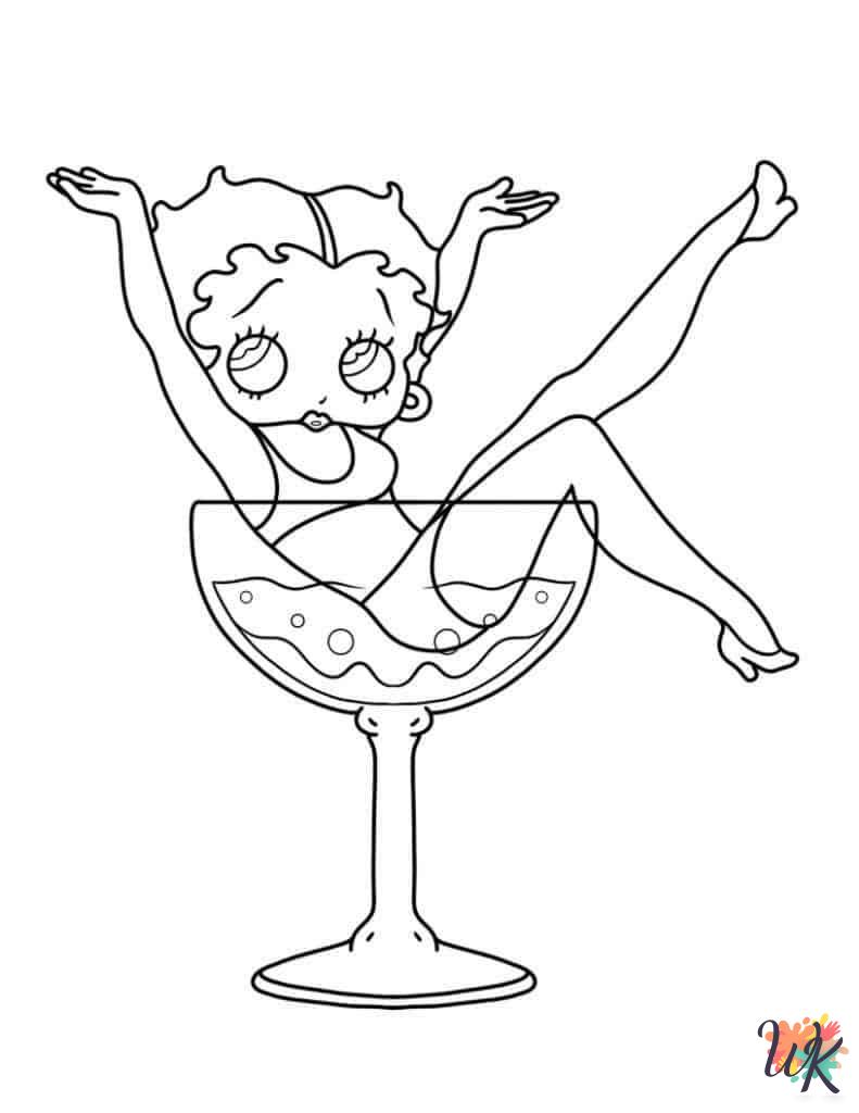 Betty Boop coloring pages free