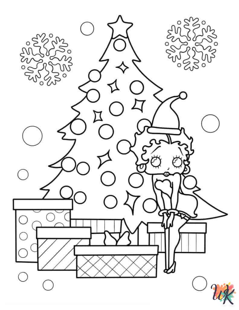 Betty Boop adult coloring pages