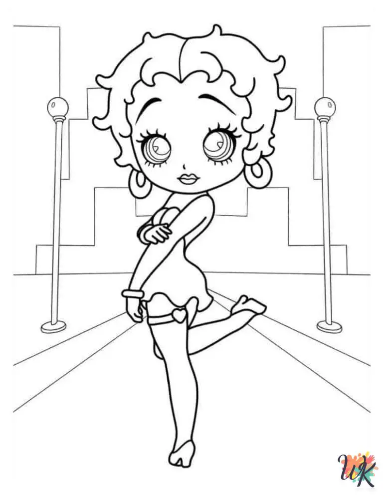 20 Betty Boop Coloring Pages - Fun & Creative Kids Activity
