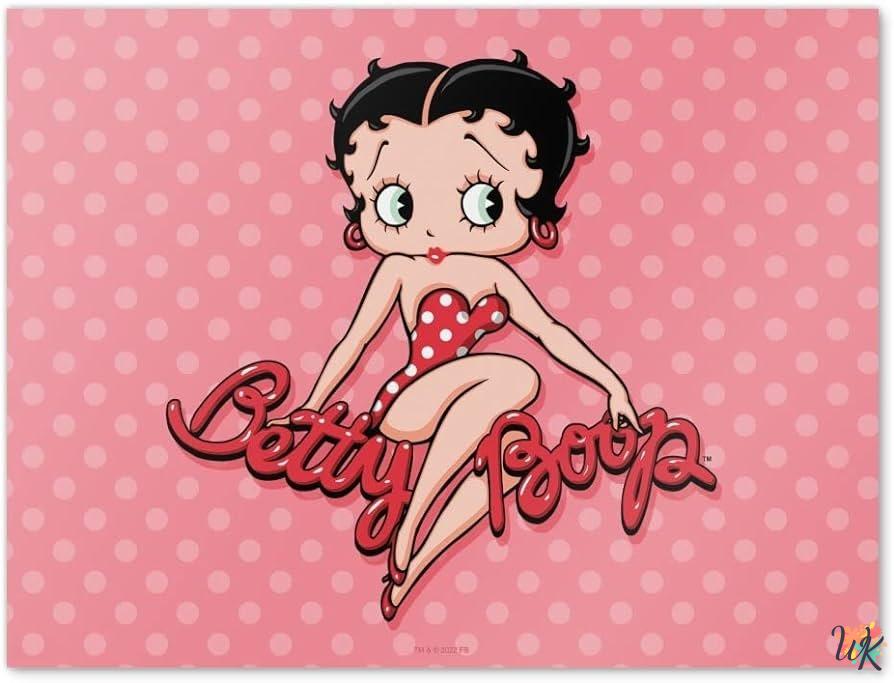 20 Betty Boop Coloring Pages