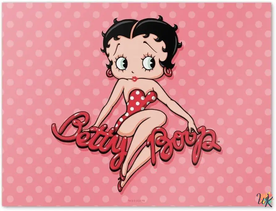 Betty Boop Coloring Pages 1 Betty Boop Coloring Pages