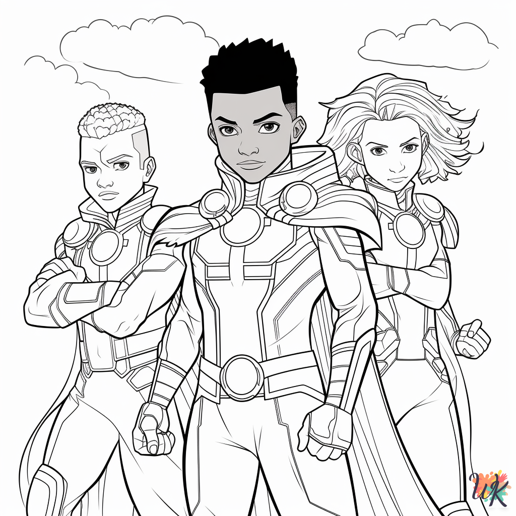 Black Panther printable coloring pages
