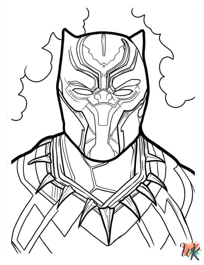 coloring pages Black Panther