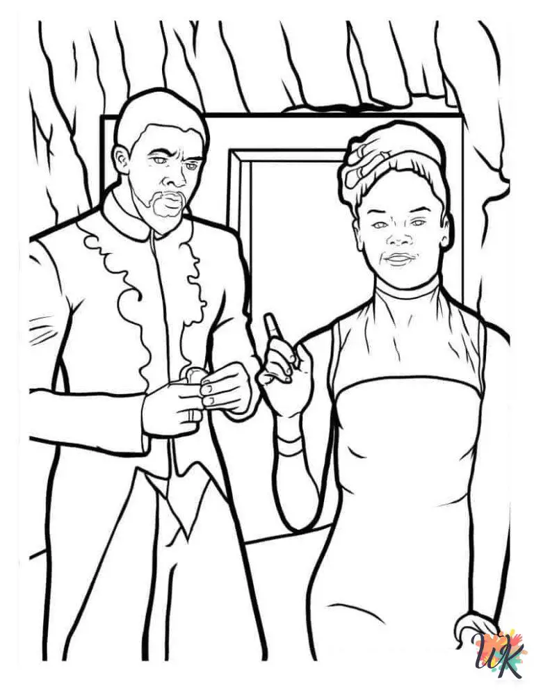 26 Black Panther Coloring Pages For Kids - ColoringPagesWK