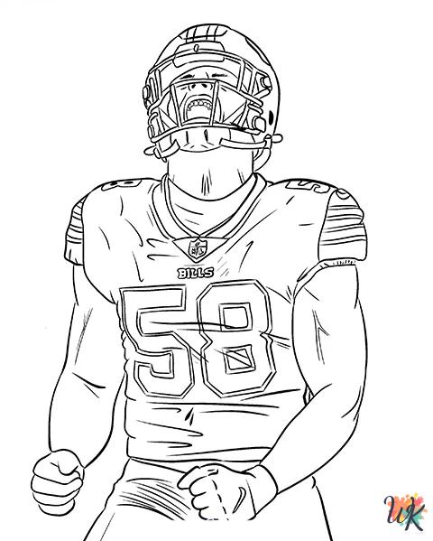 coloring pages for kids Buffalo Bills