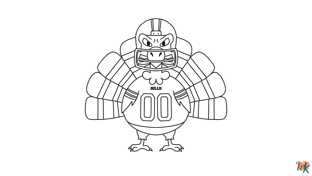 Buffalo Bills coloring pages easy