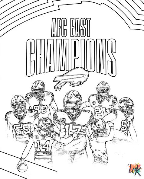 Buffalo Bills free coloring pages