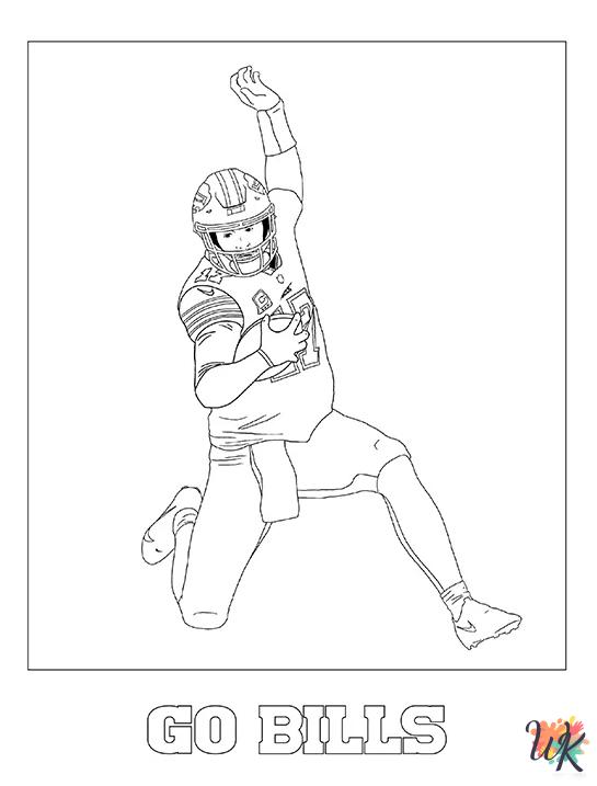 coloring pages for Buffalo Bills