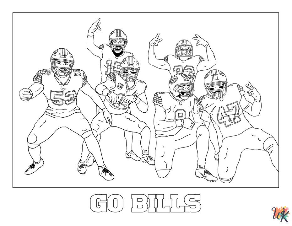 free printable Buffalo Bills coloring pages
