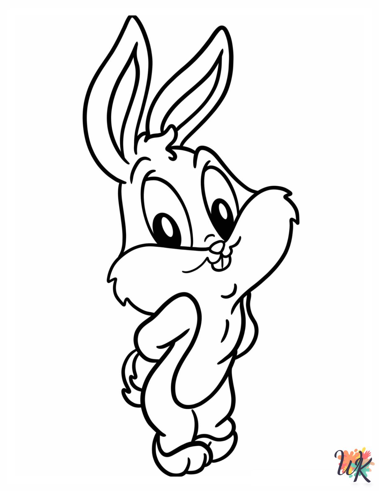 coloring pages for Bugs Bunny
