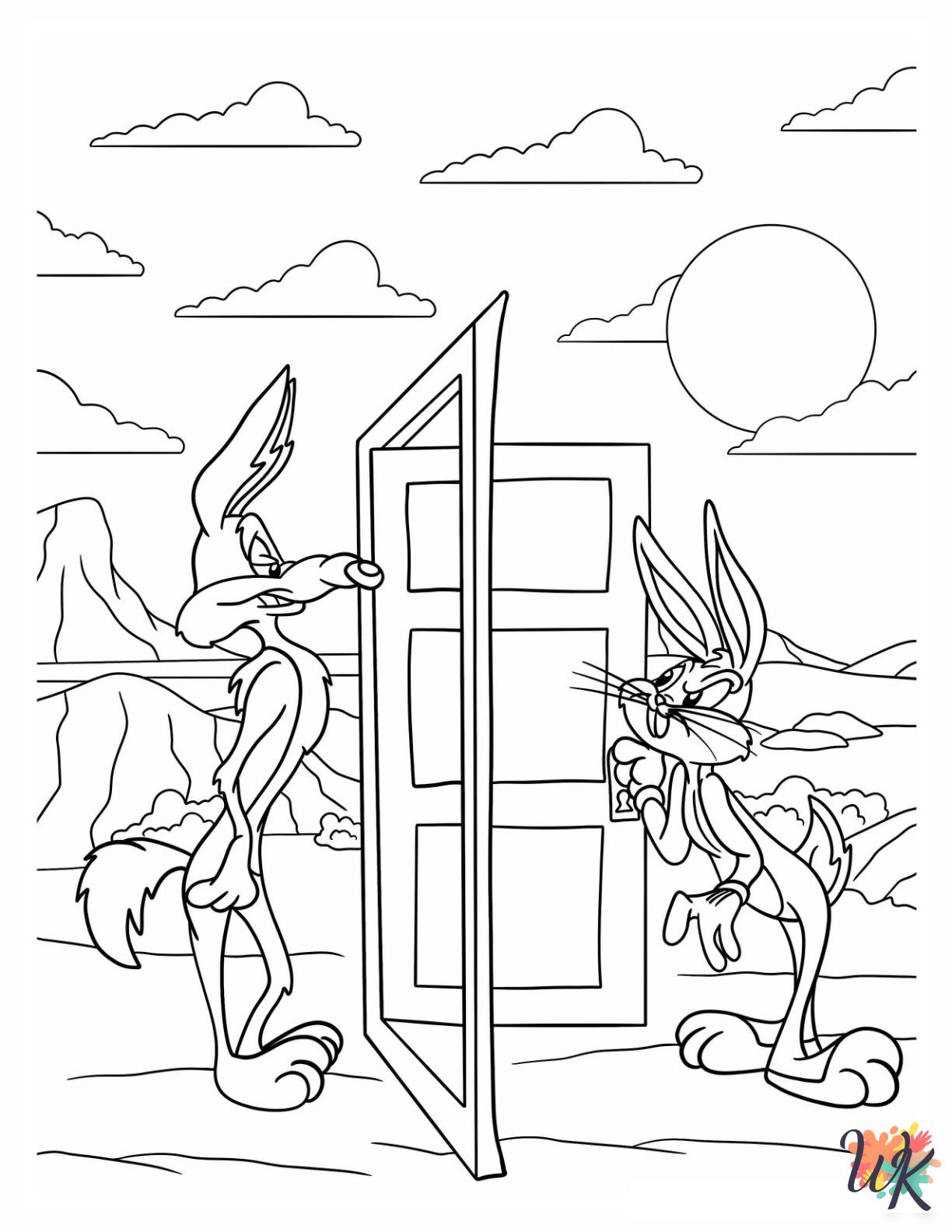 printable coloring pages Bugs Bunny