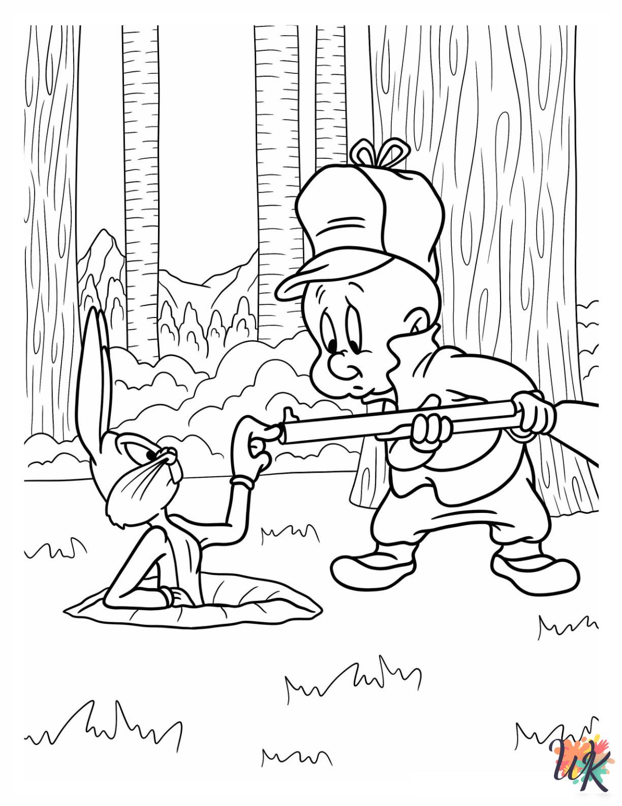 Bugs Bunny coloring pages free printable
