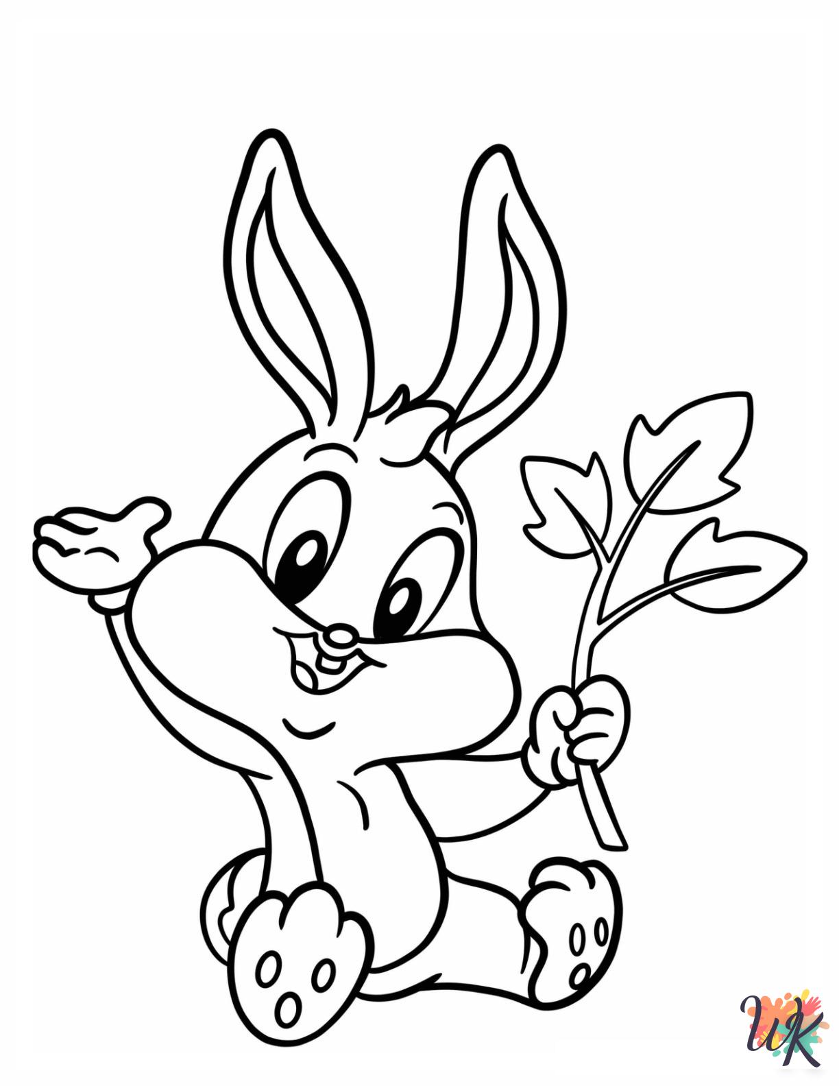 free Bugs Bunny coloring pages printable