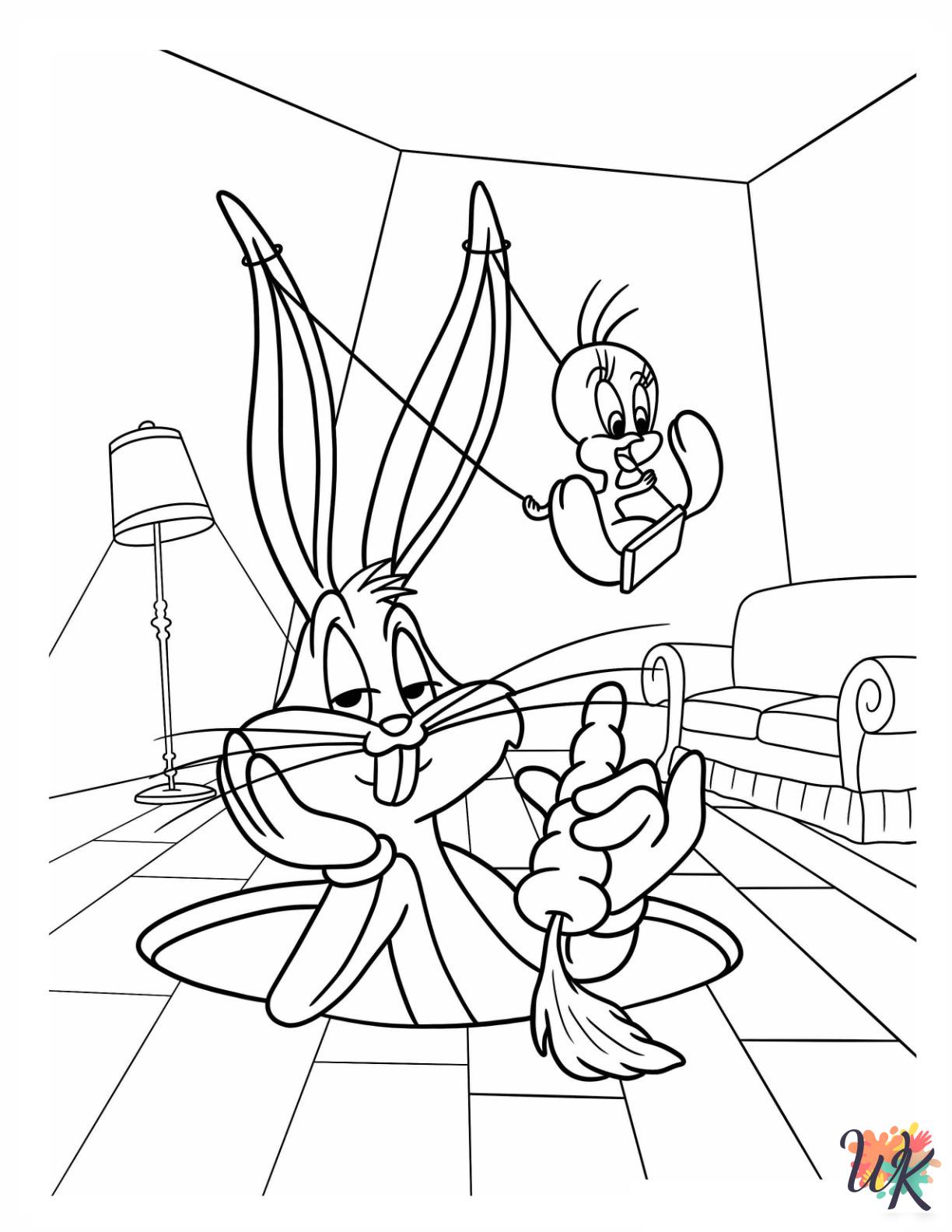 free adult Bugs Bunny coloring pages