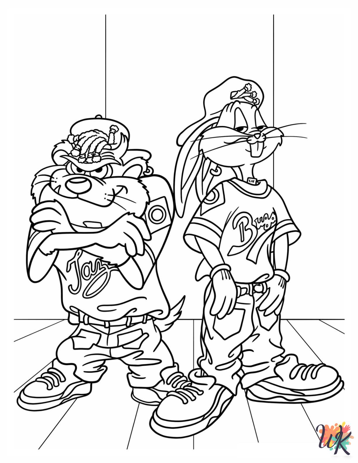 easy Bugs Bunny coloring pages