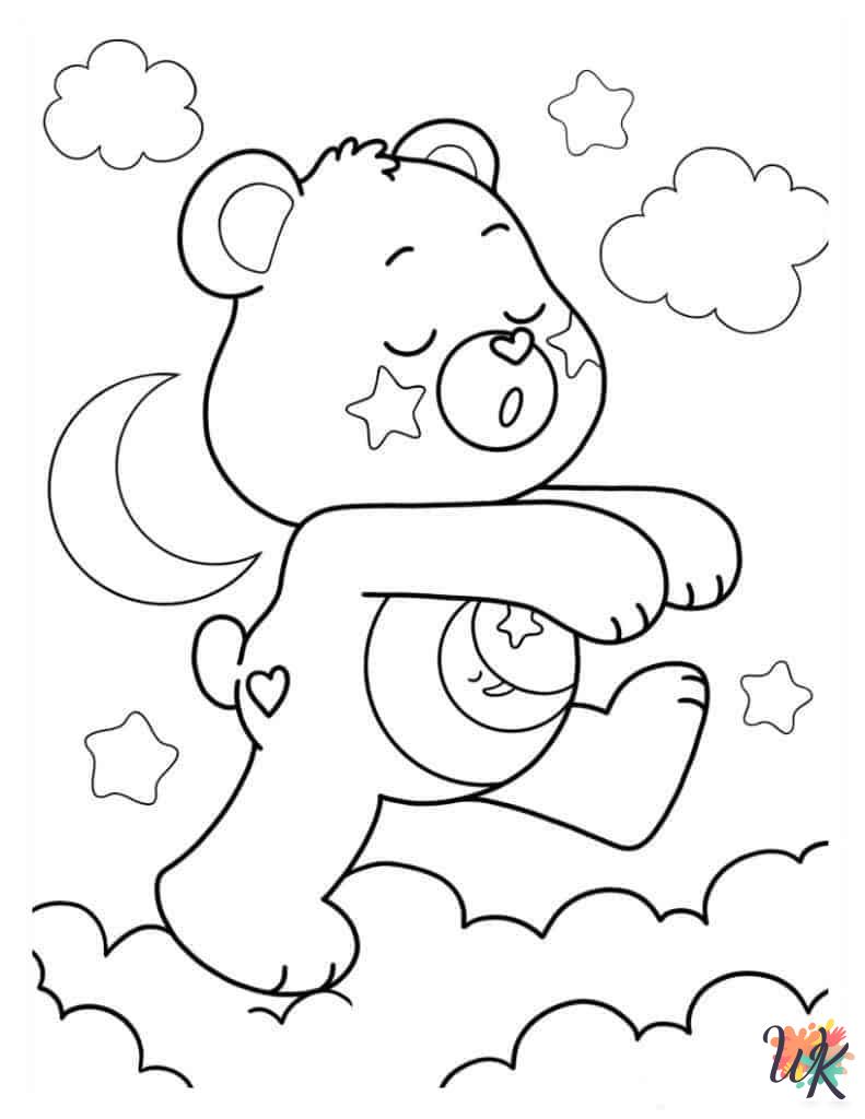 Care Bear coloring pages free printable