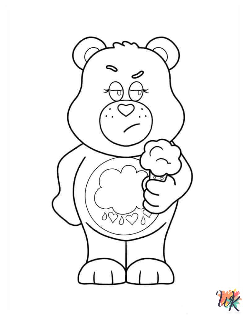 free printable coloring pages Care Bear