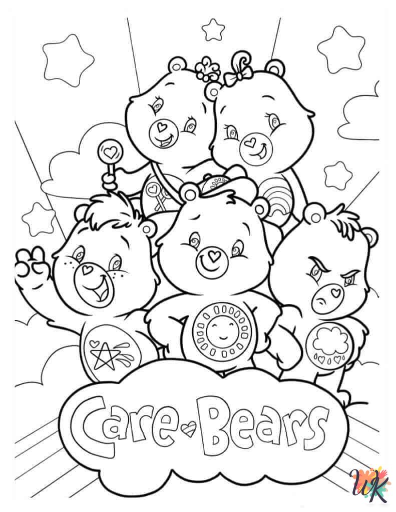 cute Care Bear coloring pages