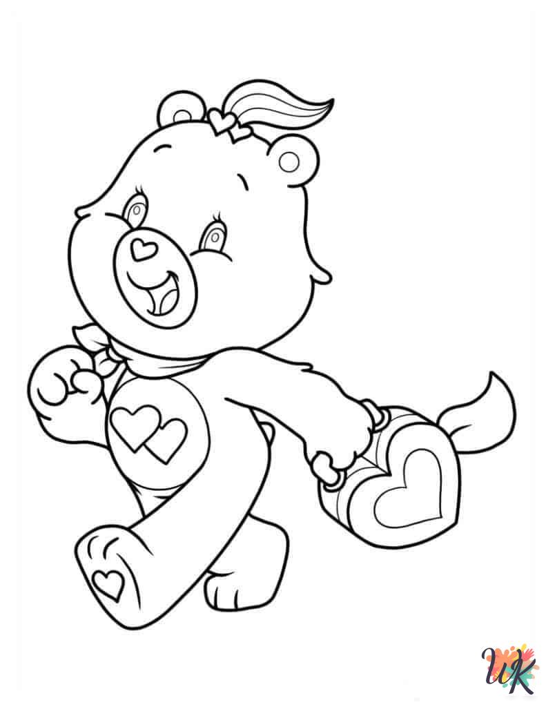 adult Care Bear coloring pages
