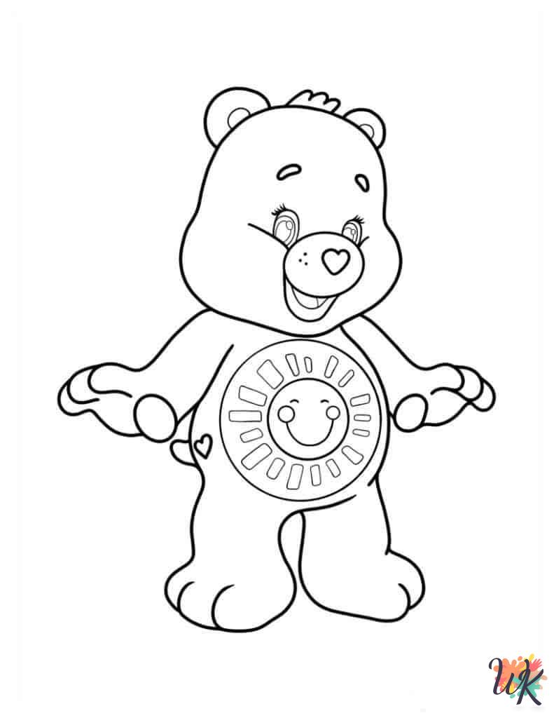 Care Bear coloring pages printable