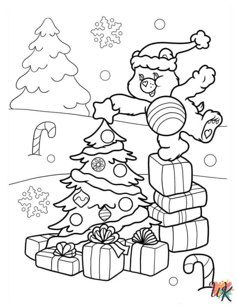 free printable Care Bear coloring pages for adults