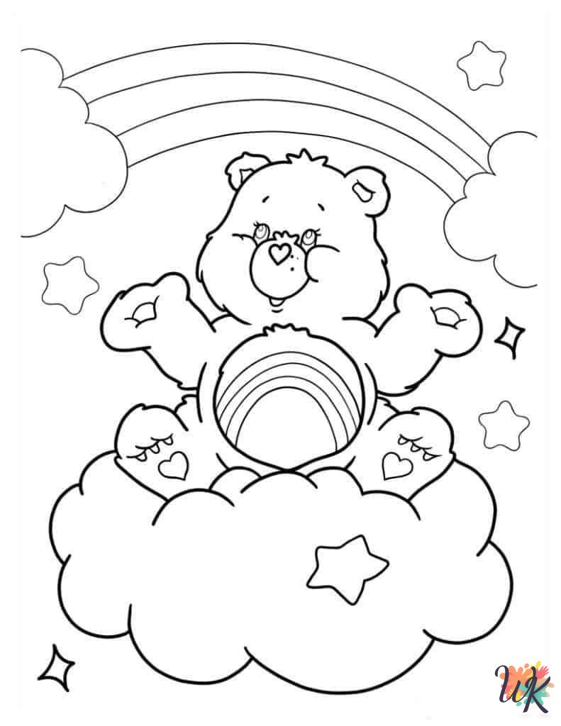 Care Bear coloring book pages
