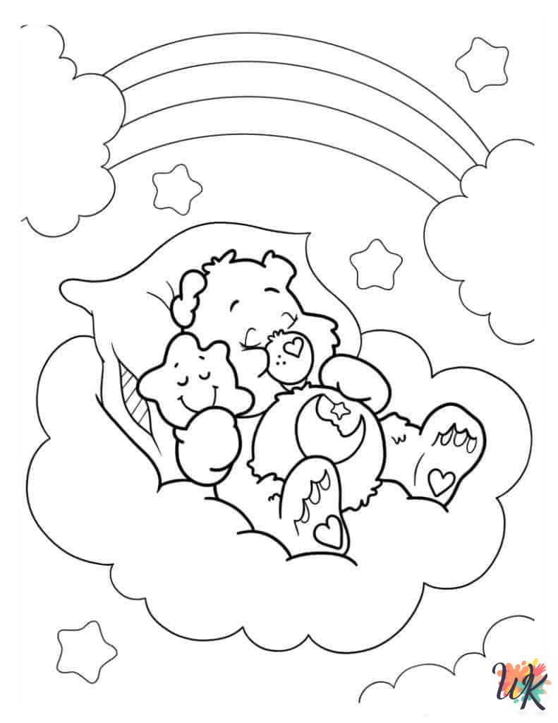 adult coloring pages Care Bear