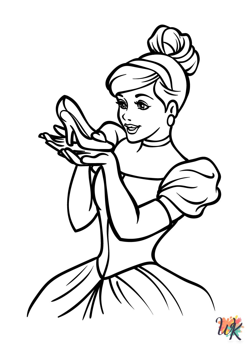 fun Cinderella coloring pages