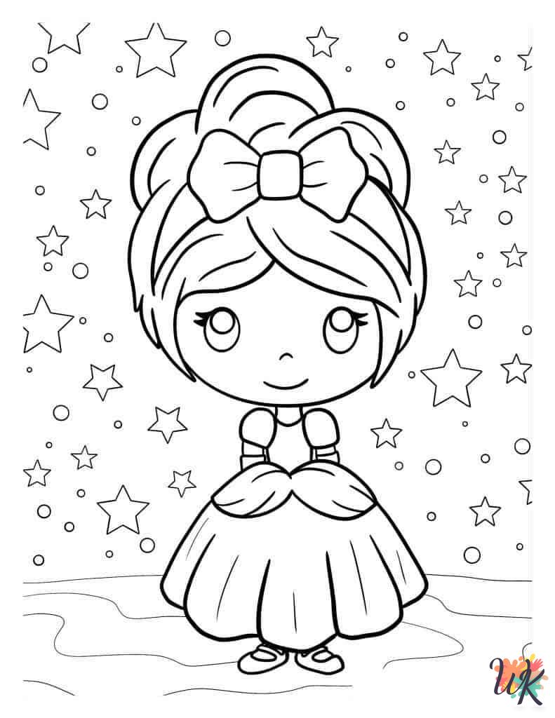 coloring pages for Cinderella
