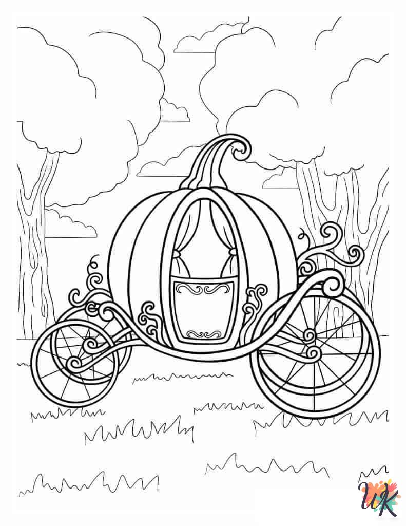 Cinderella coloring pages to print 1