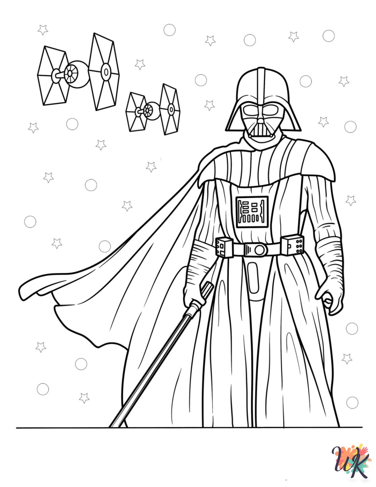 Darth Vader coloring pages free printable