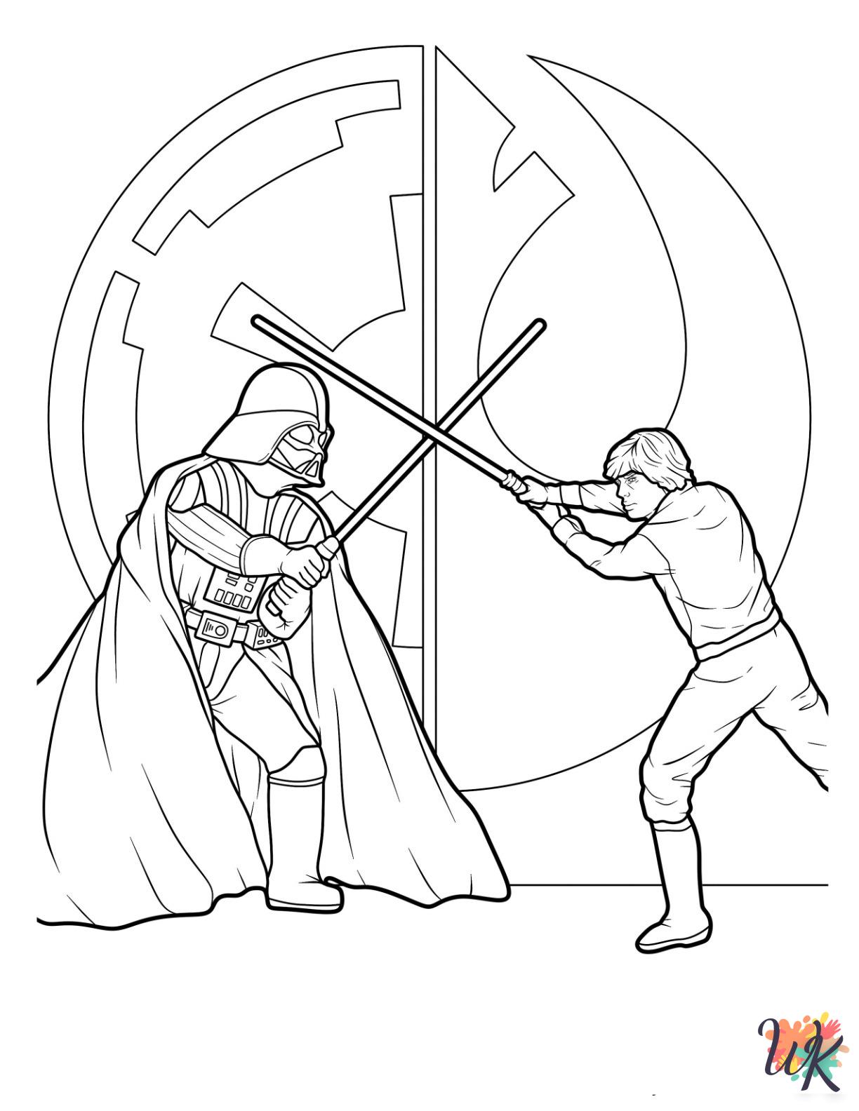 cute Darth Vader coloring pages