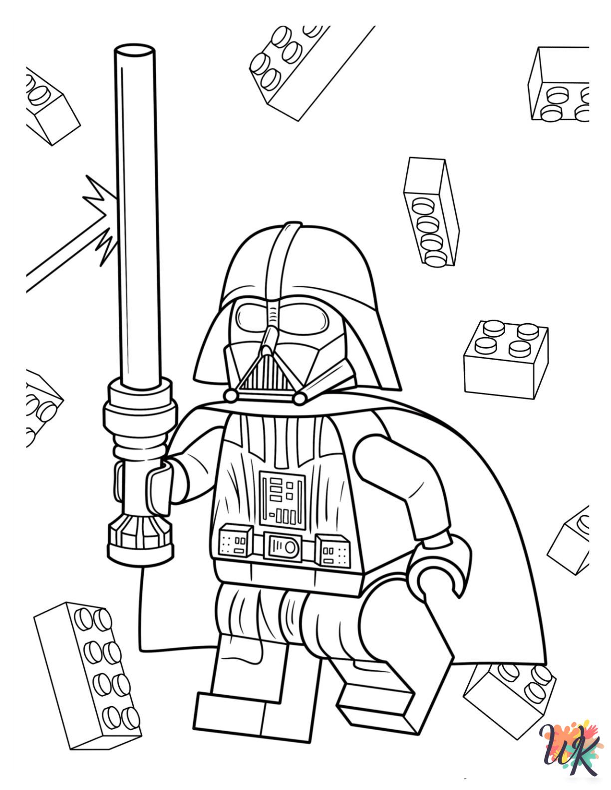 easy Darth Vader coloring pages