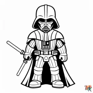 26 Darth Vader Coloring Pages For Kids - ColoringPagesWK